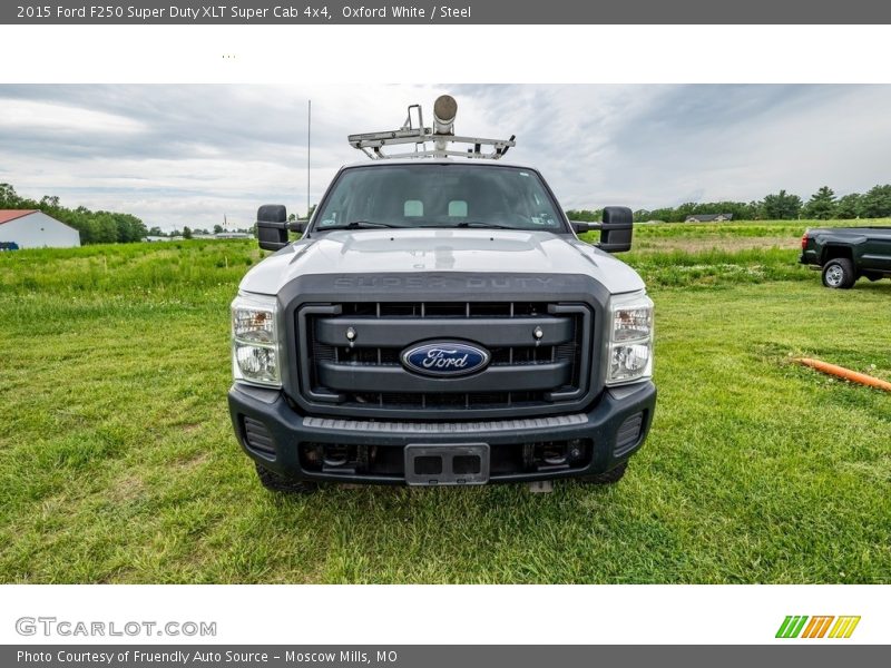 Oxford White / Steel 2015 Ford F250 Super Duty XLT Super Cab 4x4