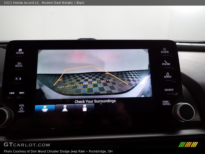Modern Steel Metallic / Black 2021 Honda Accord LX