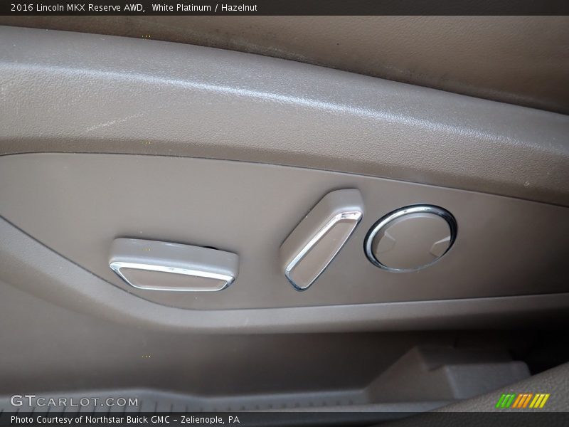 White Platinum / Hazelnut 2016 Lincoln MKX Reserve AWD