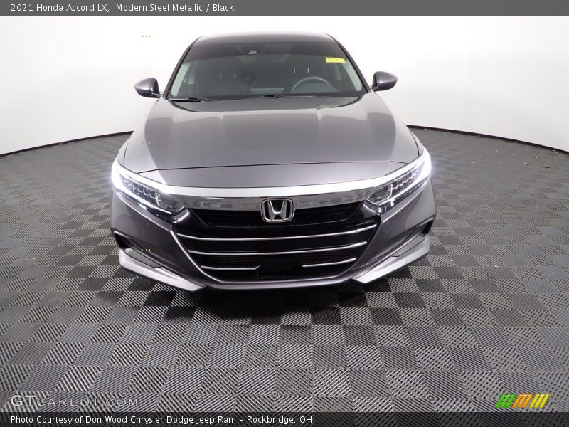 Modern Steel Metallic / Black 2021 Honda Accord LX