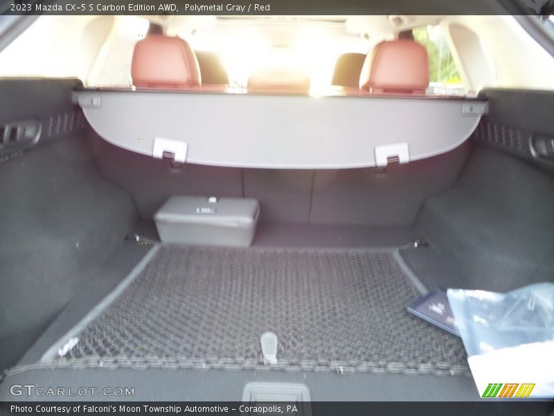 Polymetal Gray / Red 2023 Mazda CX-5 S Carbon Edition AWD