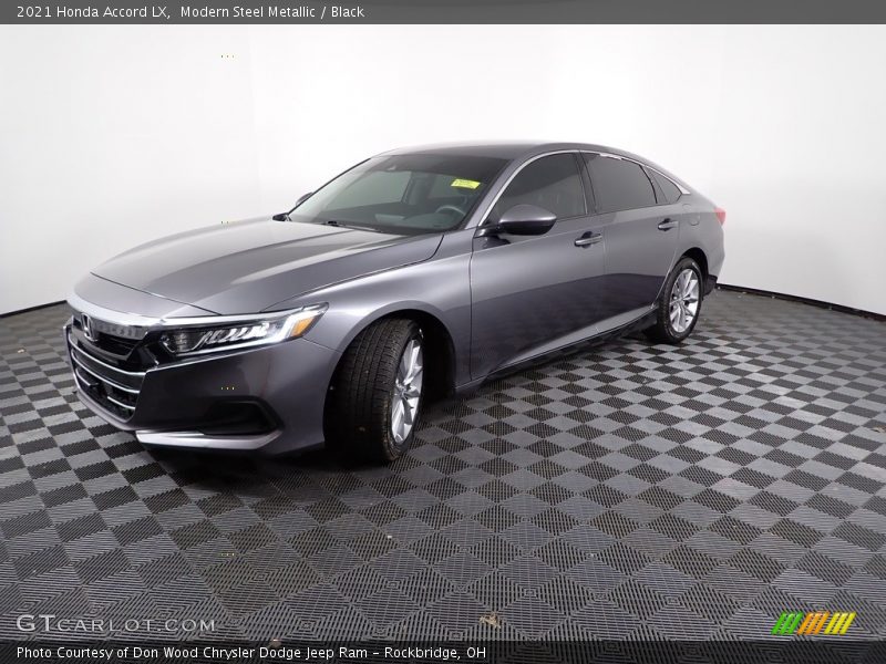 Modern Steel Metallic / Black 2021 Honda Accord LX