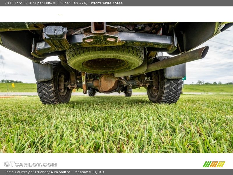 Oxford White / Steel 2015 Ford F250 Super Duty XLT Super Cab 4x4