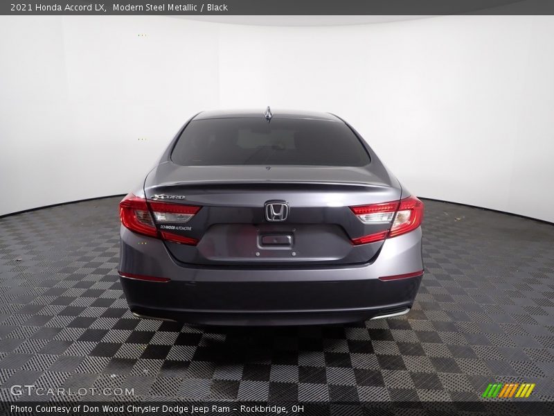 Modern Steel Metallic / Black 2021 Honda Accord LX