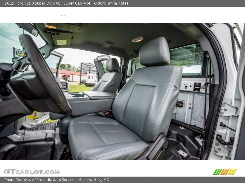 Oxford White / Steel 2015 Ford F250 Super Duty XLT Super Cab 4x4