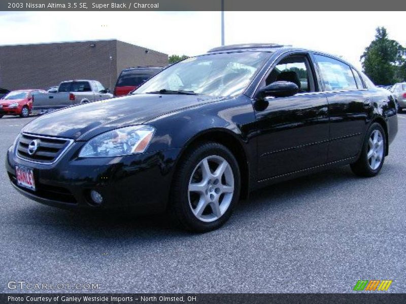 Super Black / Charcoal 2003 Nissan Altima 3.5 SE