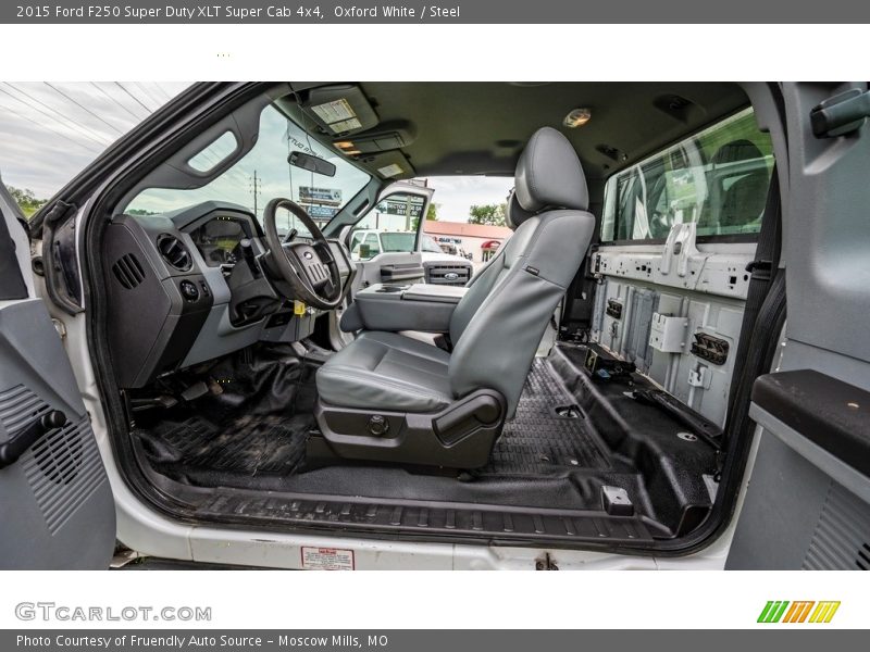 Oxford White / Steel 2015 Ford F250 Super Duty XLT Super Cab 4x4