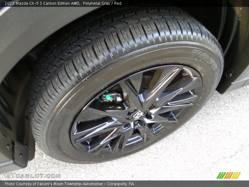 Polymetal Gray / Red 2023 Mazda CX-5 S Carbon Edition AWD