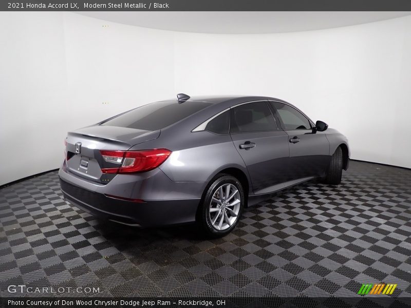 Modern Steel Metallic / Black 2021 Honda Accord LX