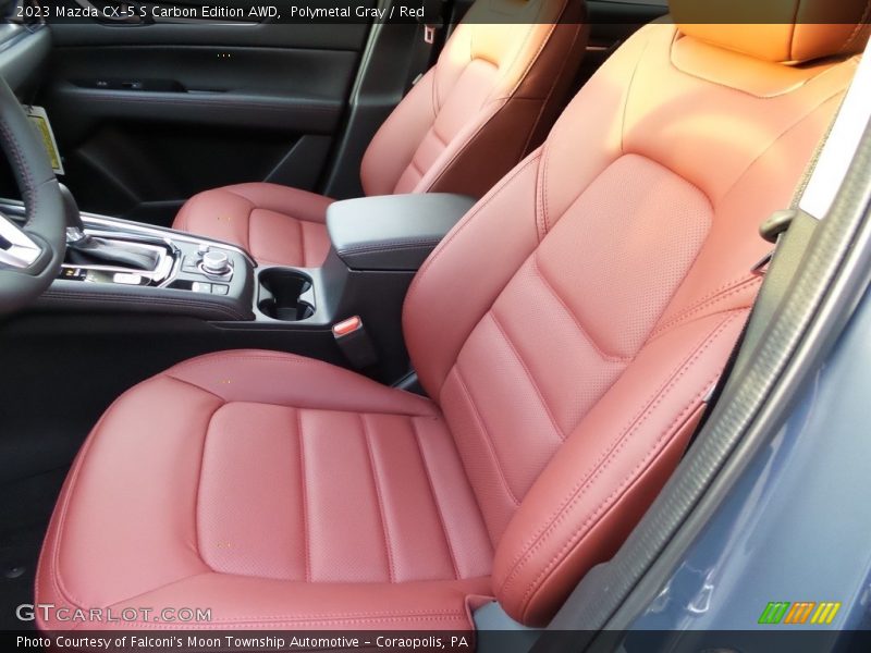 Polymetal Gray / Red 2023 Mazda CX-5 S Carbon Edition AWD