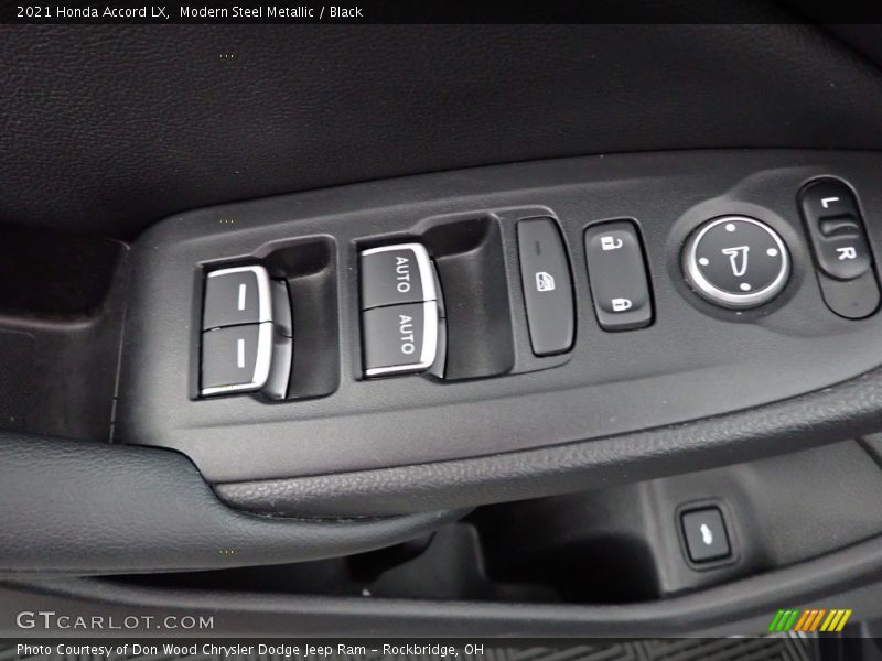 Modern Steel Metallic / Black 2021 Honda Accord LX