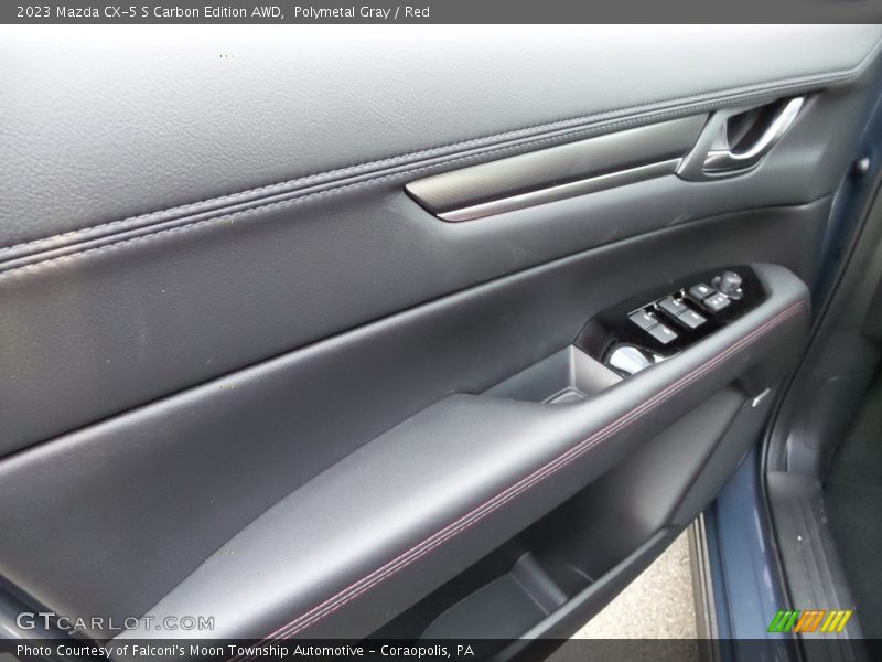 Polymetal Gray / Red 2023 Mazda CX-5 S Carbon Edition AWD