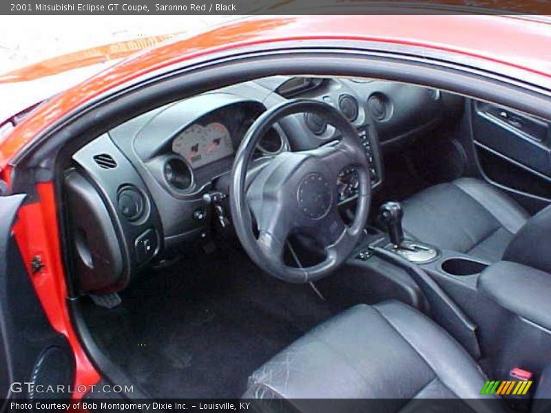 Saronno Red / Black 2001 Mitsubishi Eclipse GT Coupe