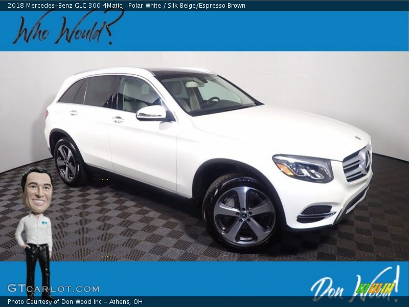 Polar White / Silk Beige/Espresso Brown 2018 Mercedes-Benz GLC 300 4Matic
