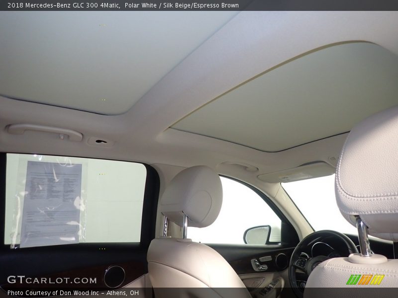 Polar White / Silk Beige/Espresso Brown 2018 Mercedes-Benz GLC 300 4Matic