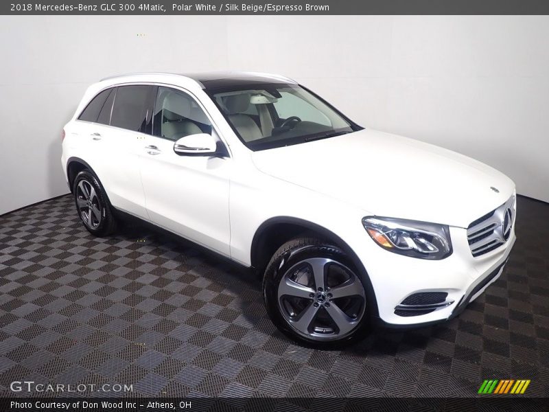 Polar White / Silk Beige/Espresso Brown 2018 Mercedes-Benz GLC 300 4Matic