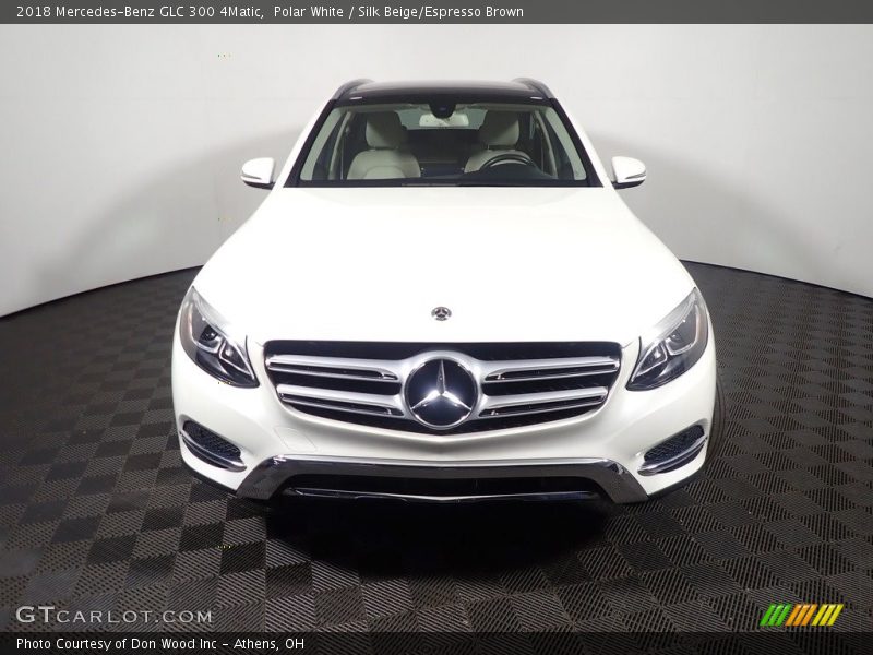 Polar White / Silk Beige/Espresso Brown 2018 Mercedes-Benz GLC 300 4Matic