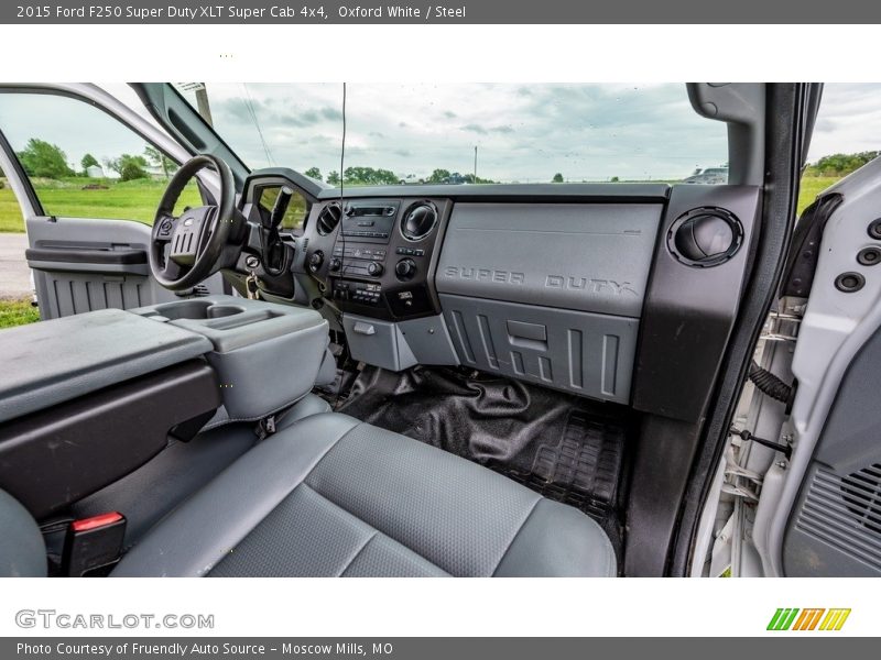 Oxford White / Steel 2015 Ford F250 Super Duty XLT Super Cab 4x4