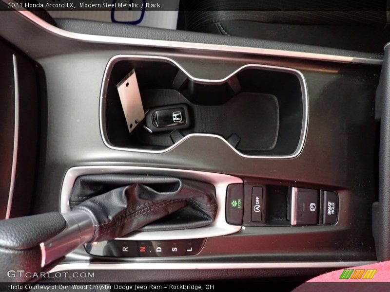Modern Steel Metallic / Black 2021 Honda Accord LX