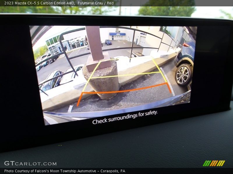 Polymetal Gray / Red 2023 Mazda CX-5 S Carbon Edition AWD