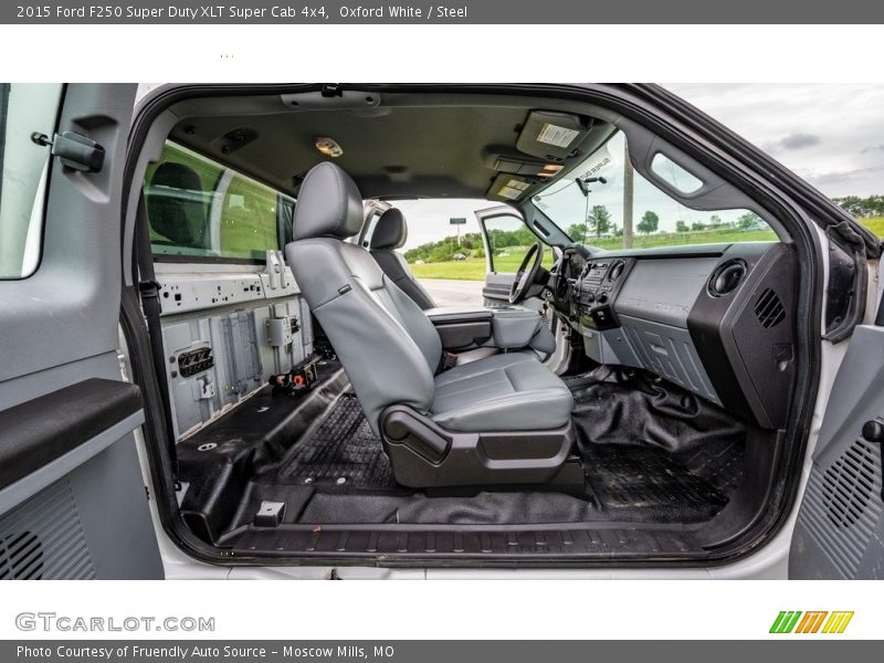 Oxford White / Steel 2015 Ford F250 Super Duty XLT Super Cab 4x4