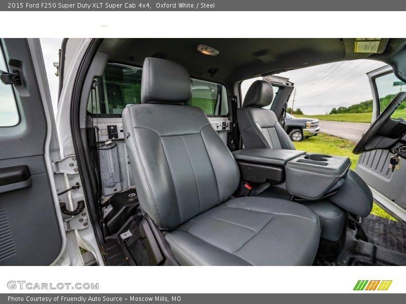 Oxford White / Steel 2015 Ford F250 Super Duty XLT Super Cab 4x4