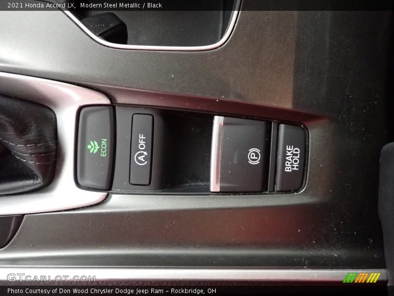 Modern Steel Metallic / Black 2021 Honda Accord LX