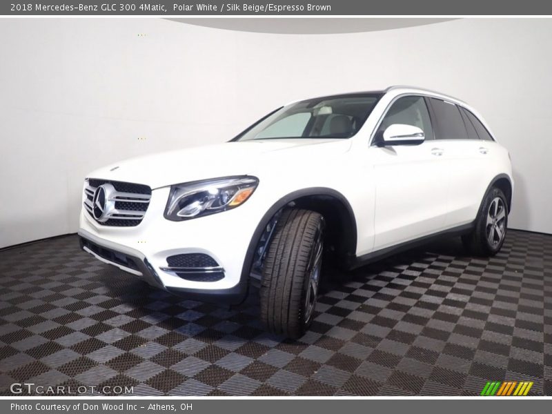 Polar White / Silk Beige/Espresso Brown 2018 Mercedes-Benz GLC 300 4Matic