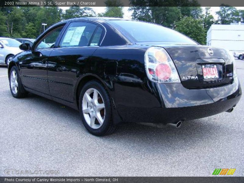 Super Black / Charcoal 2003 Nissan Altima 3.5 SE