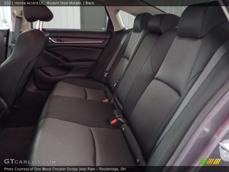 Modern Steel Metallic / Black 2021 Honda Accord LX