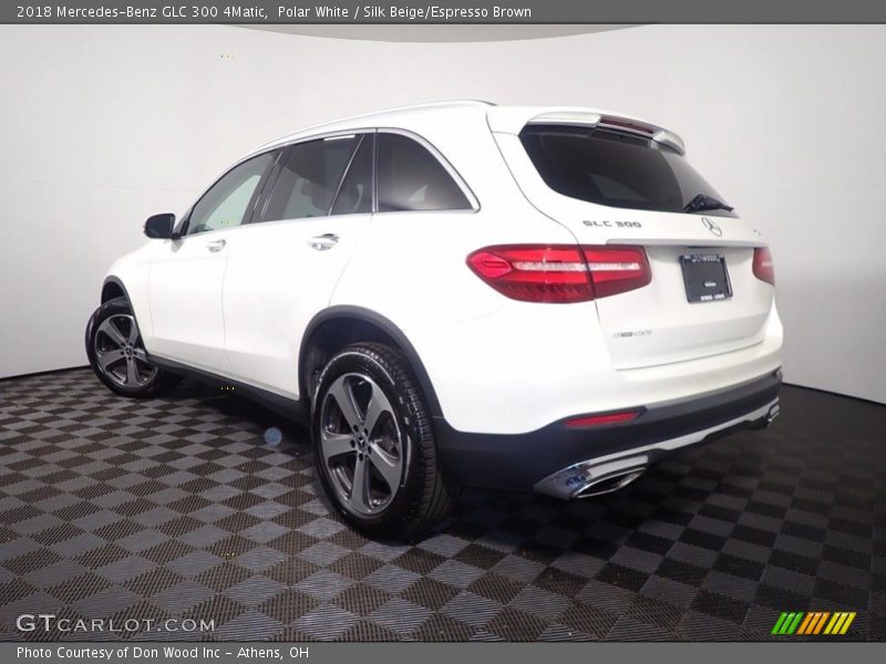 Polar White / Silk Beige/Espresso Brown 2018 Mercedes-Benz GLC 300 4Matic