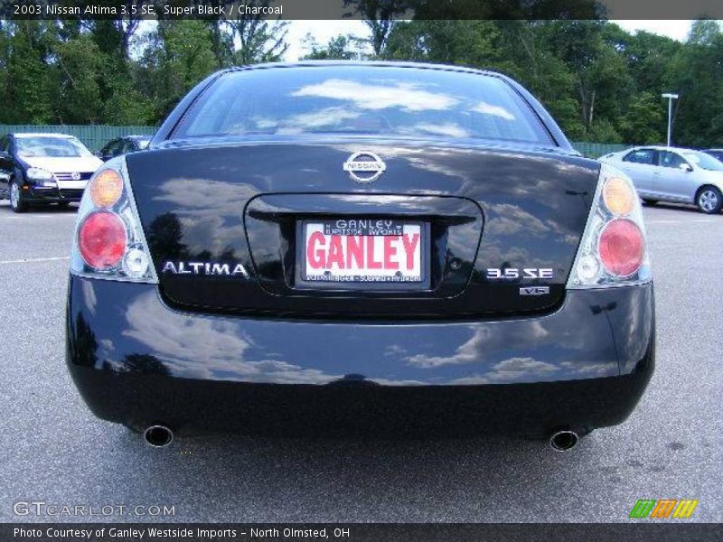 Super Black / Charcoal 2003 Nissan Altima 3.5 SE