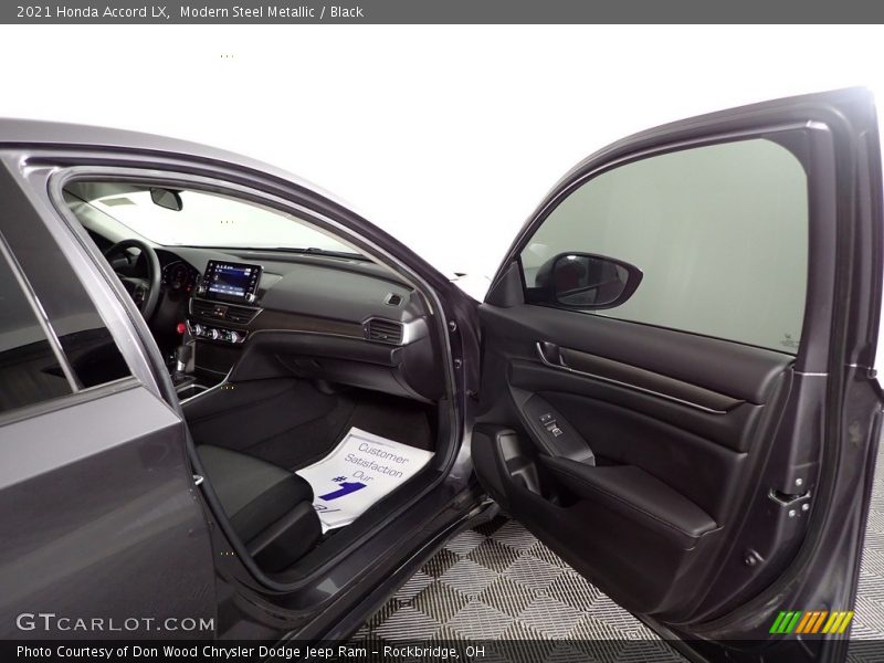 Modern Steel Metallic / Black 2021 Honda Accord LX