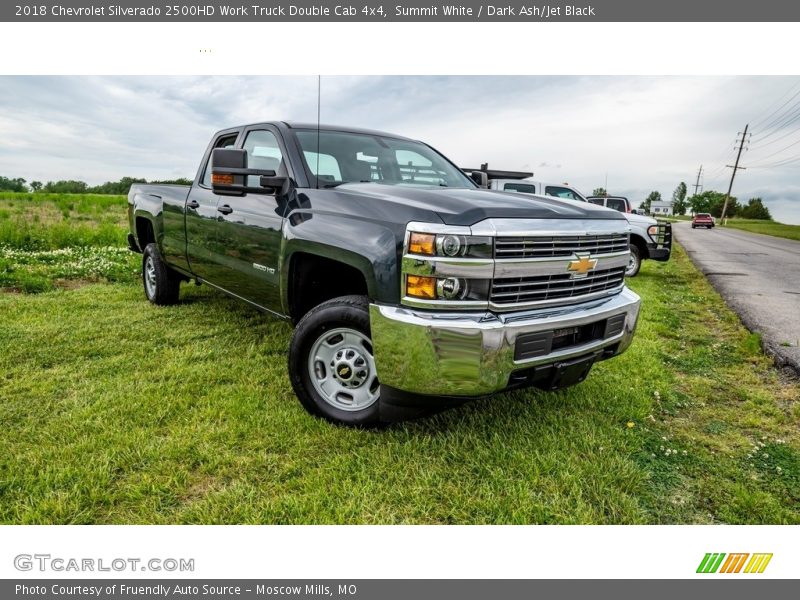 Front 3/4 View of 2018 Silverado 2500HD Work Truck Double Cab 4x4