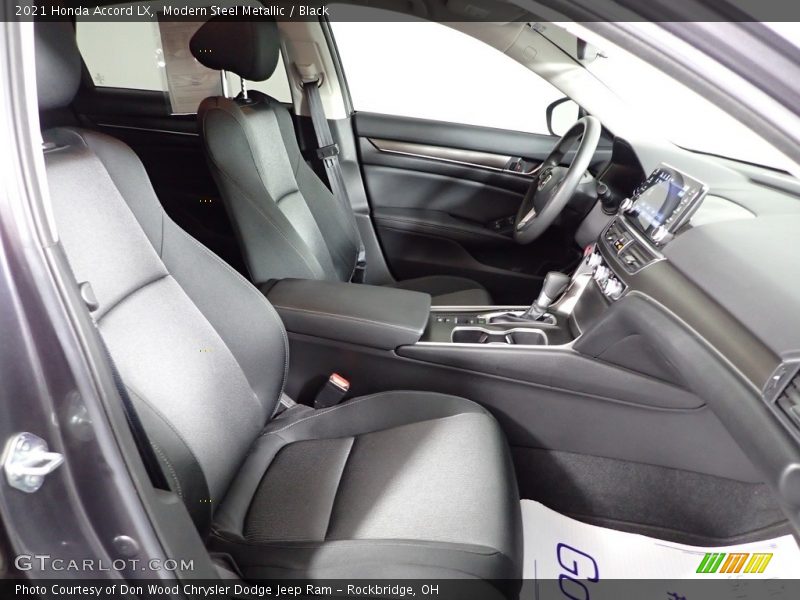 Modern Steel Metallic / Black 2021 Honda Accord LX
