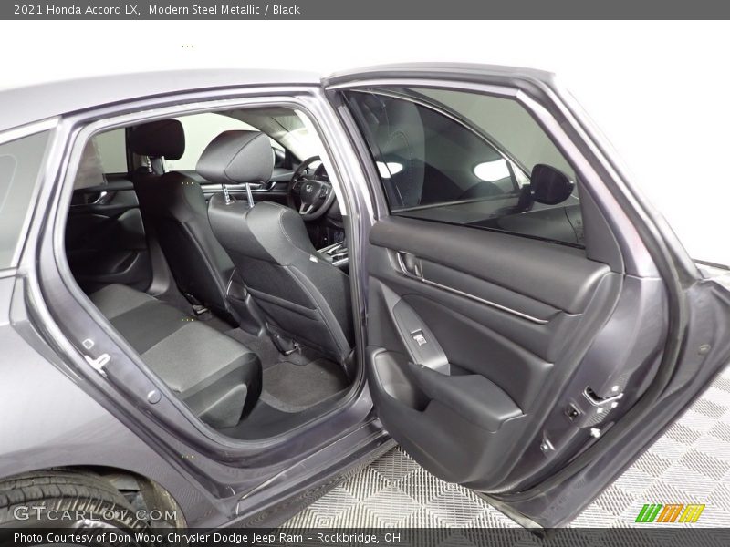 Modern Steel Metallic / Black 2021 Honda Accord LX