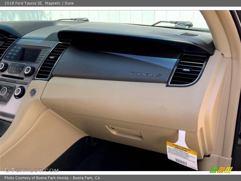Dashboard of 2018 Taurus SE