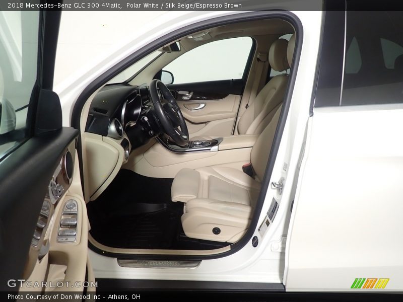 Polar White / Silk Beige/Espresso Brown 2018 Mercedes-Benz GLC 300 4Matic