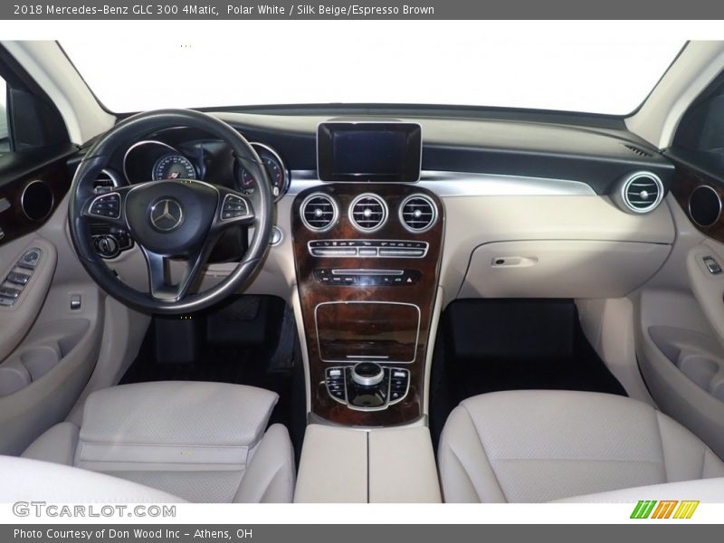 Polar White / Silk Beige/Espresso Brown 2018 Mercedes-Benz GLC 300 4Matic