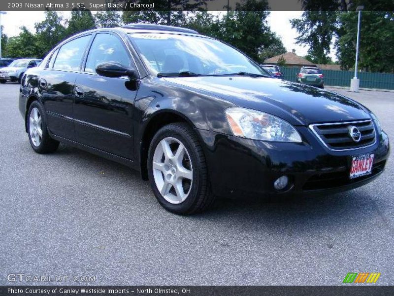Super Black / Charcoal 2003 Nissan Altima 3.5 SE