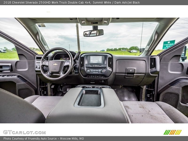 Dashboard of 2018 Silverado 2500HD Work Truck Double Cab 4x4