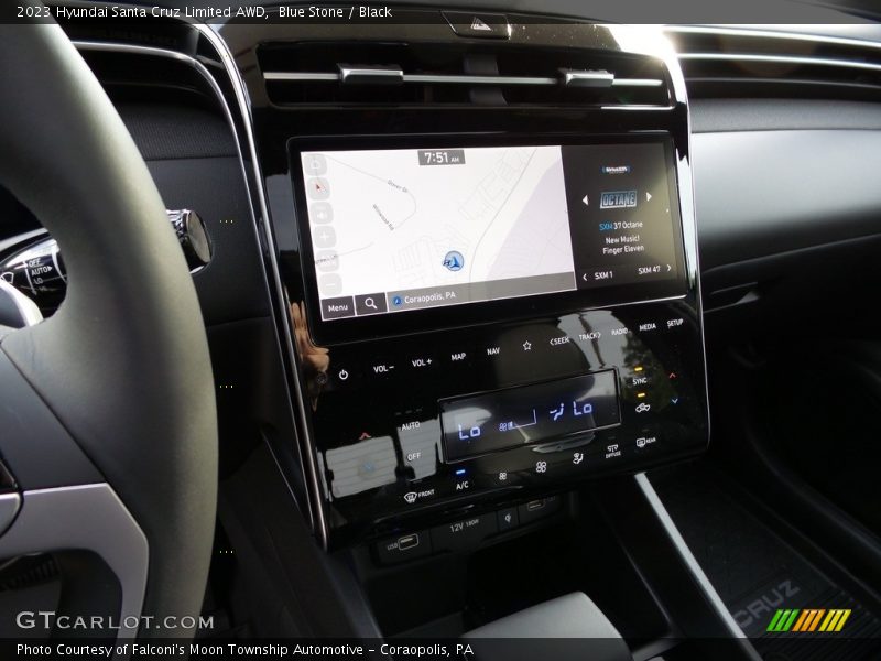 Blue Stone / Black 2023 Hyundai Santa Cruz Limited AWD