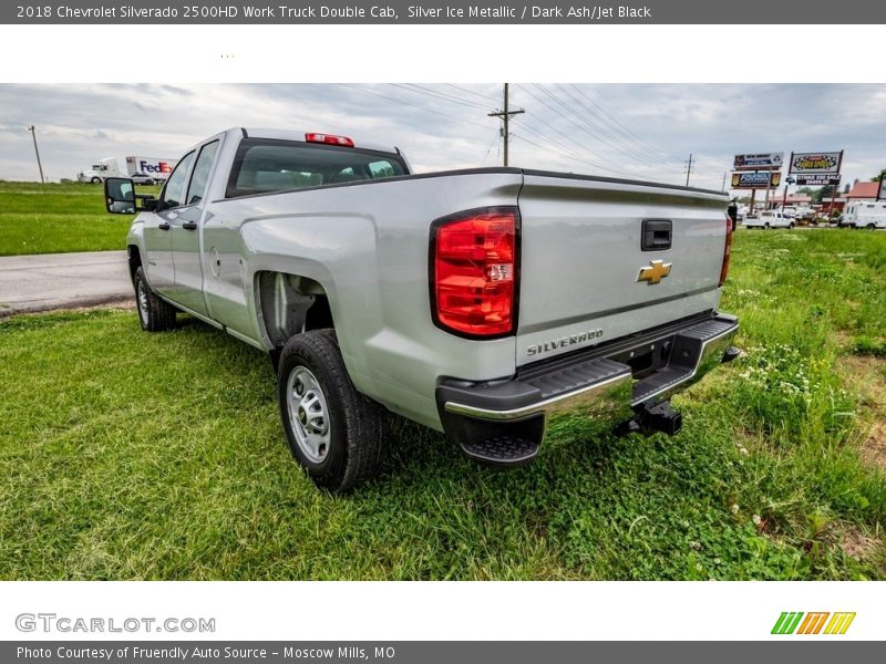 Silver Ice Metallic / Dark Ash/Jet Black 2018 Chevrolet Silverado 2500HD Work Truck Double Cab