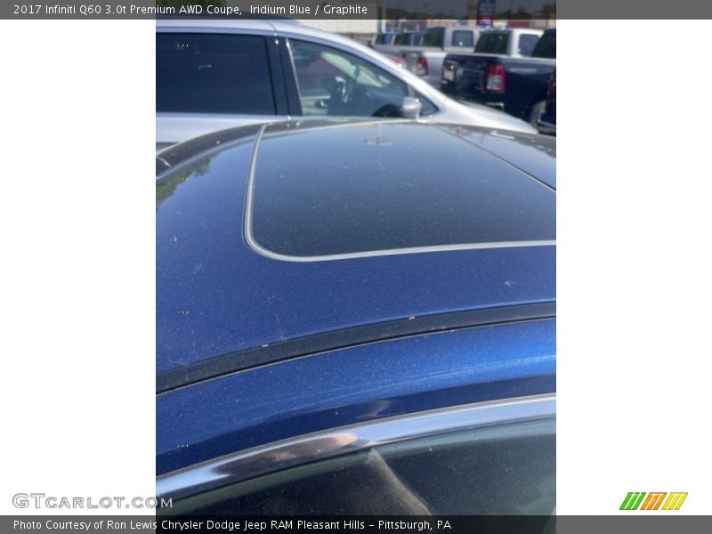 Iridium Blue / Graphite 2017 Infiniti Q60 3.0t Premium AWD Coupe