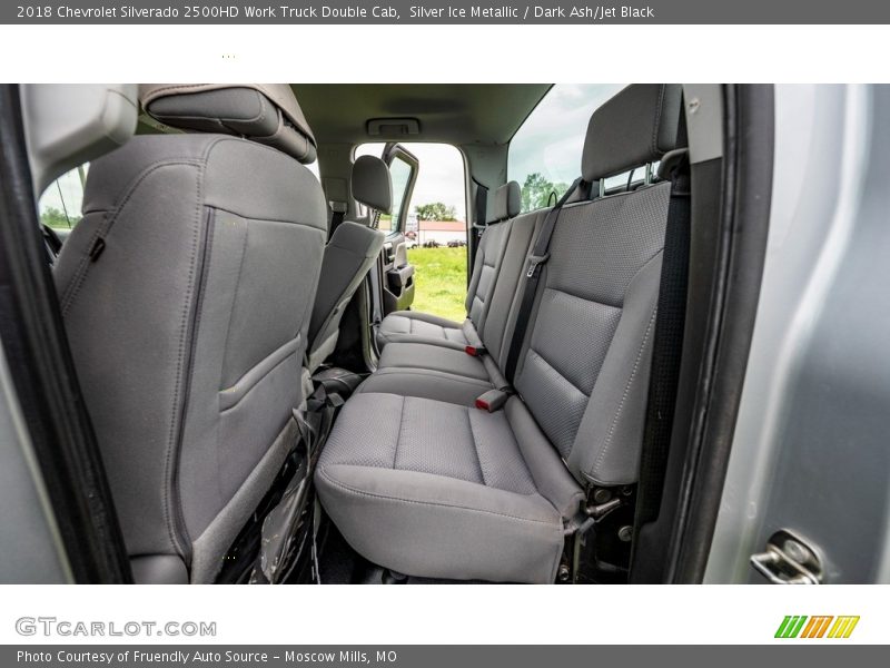 Rear Seat of 2018 Silverado 2500HD Work Truck Double Cab
