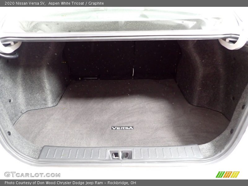 Aspen White Tricoat / Graphite 2020 Nissan Versa SV