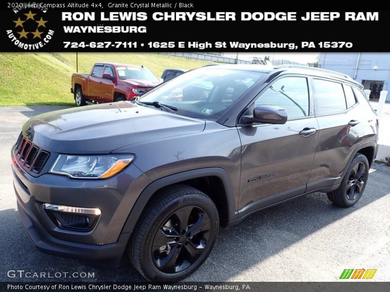 Granite Crystal Metallic / Black 2020 Jeep Compass Altitude 4x4