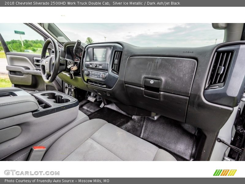 Silver Ice Metallic / Dark Ash/Jet Black 2018 Chevrolet Silverado 2500HD Work Truck Double Cab