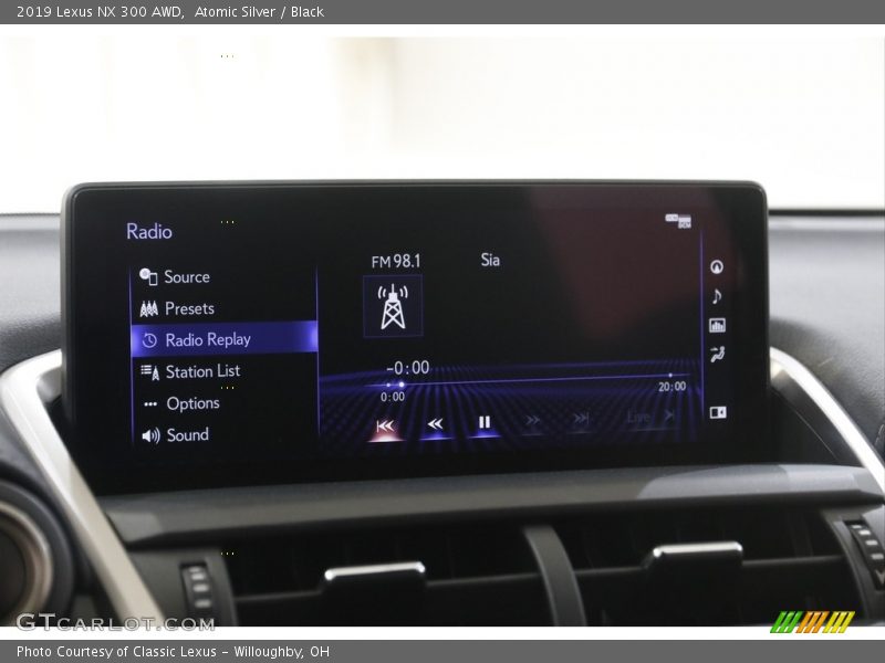 Atomic Silver / Black 2019 Lexus NX 300 AWD