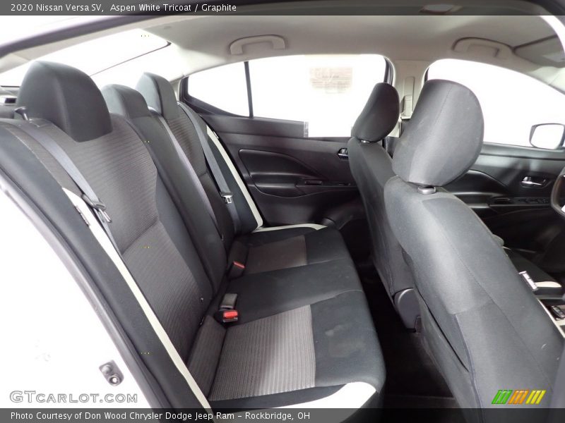 Aspen White Tricoat / Graphite 2020 Nissan Versa SV